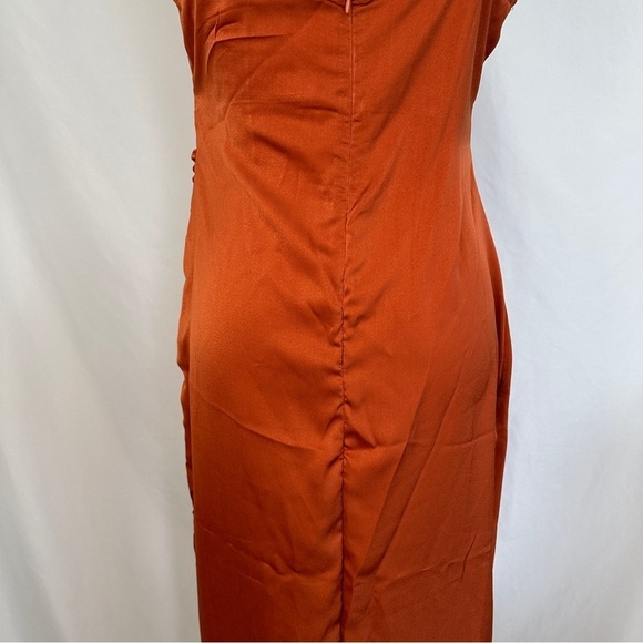 Women’s‎ Dress Maxi Cocktail Slit Spaghetti Straps Elegant Evening Dress Medium - Picture 8 of 13